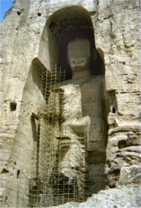 One of the two buddhas of Bamyan in 1976 